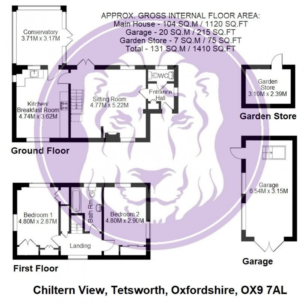 Floorplan for Chiltern View, Tetsworth
