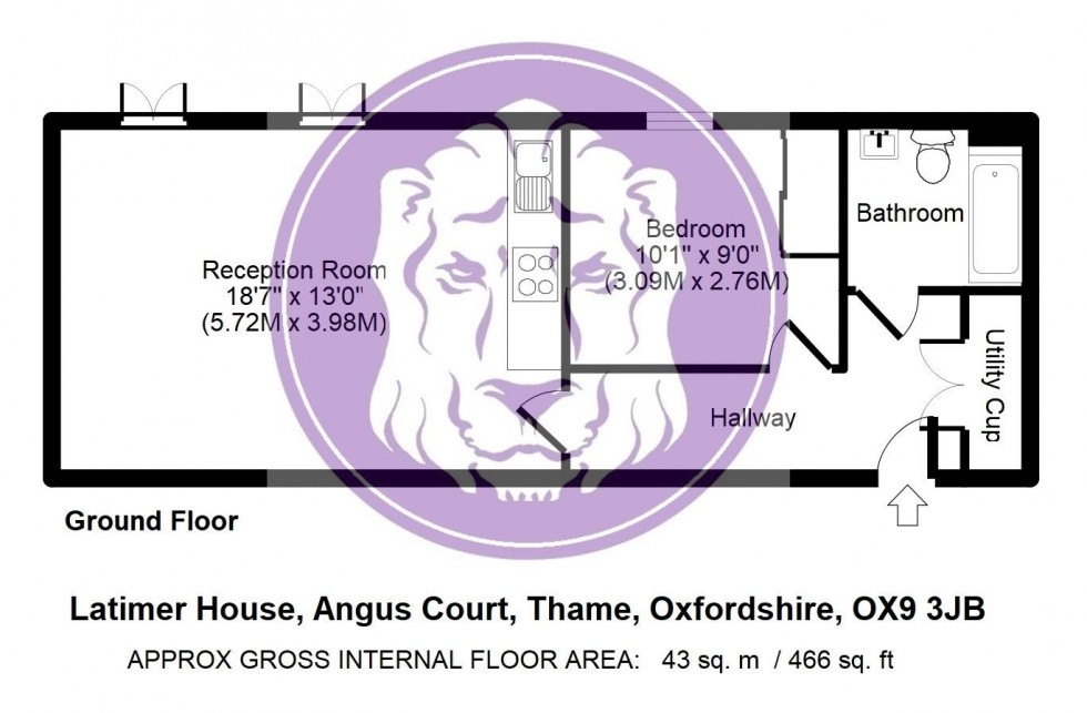 Floorplan for Angus Court, Thame
