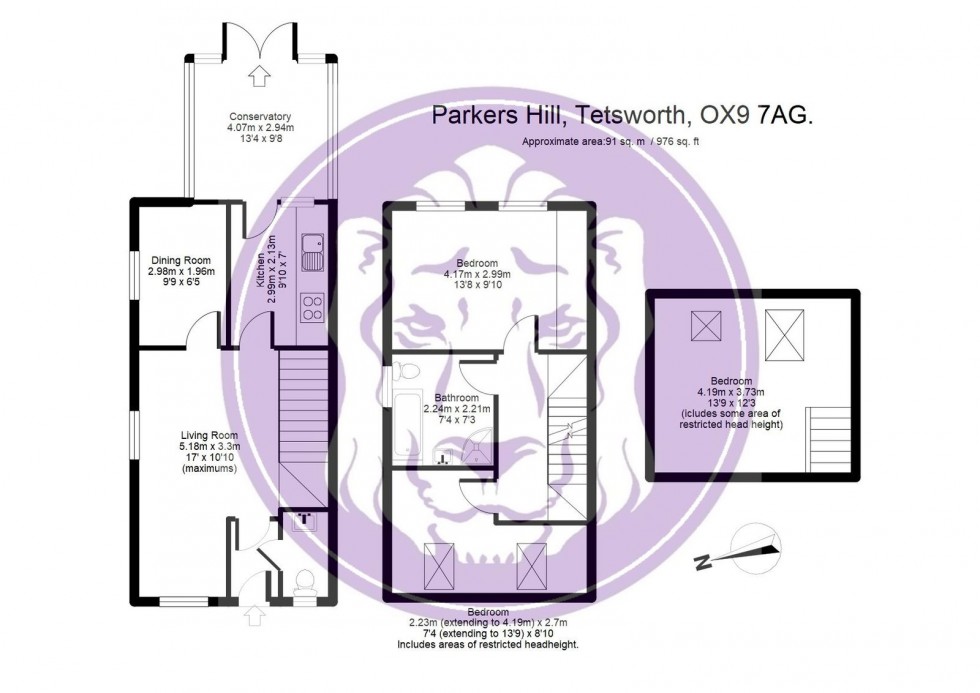 Floorplan for Parkers Hill, Thame