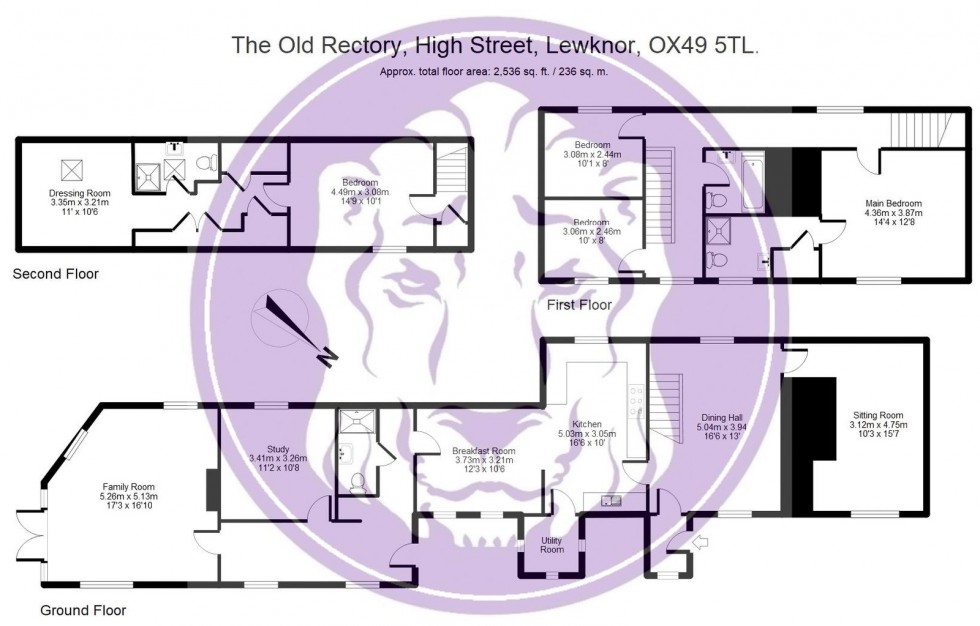 Floorplan for High Street, Lewknor
