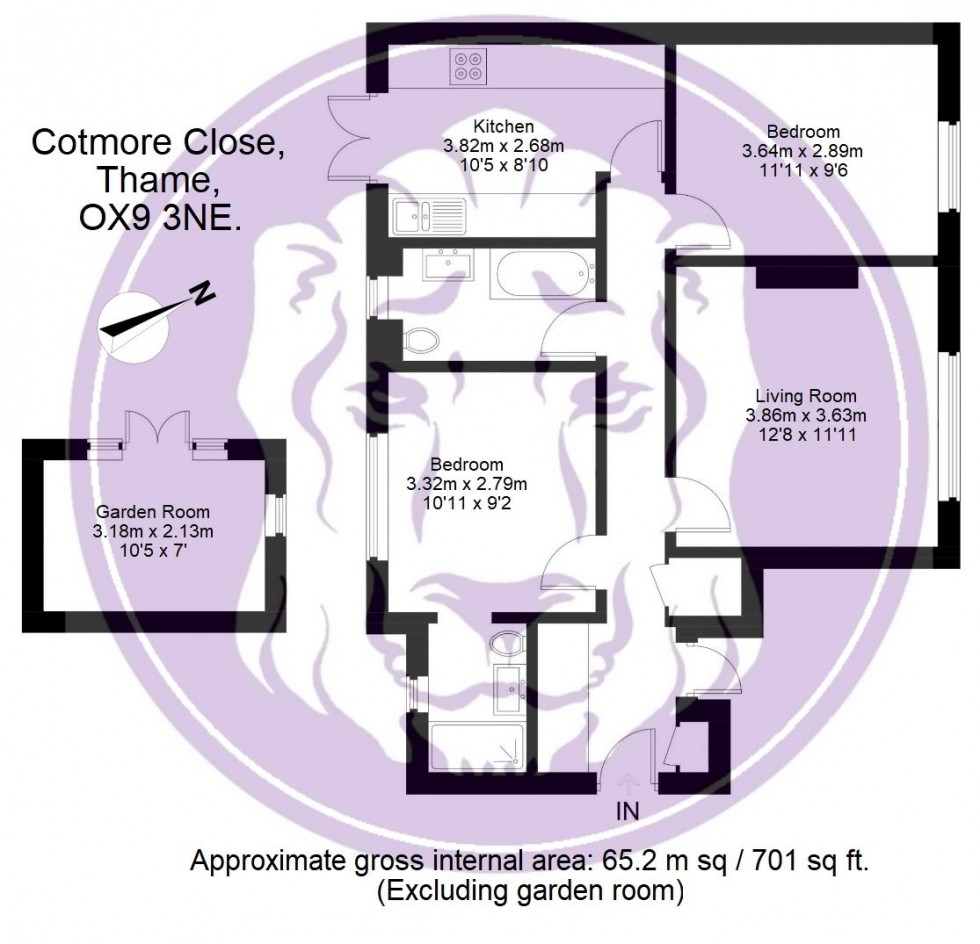 Floorplan for Cotmore Close, Thame
