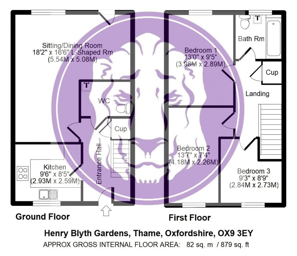 Floorplan for Henry Blyth Gardens, Thame