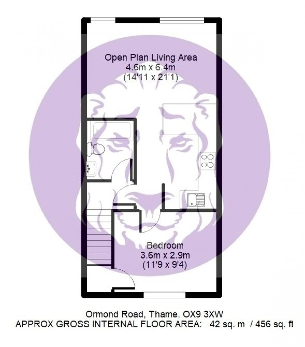 Floorplan for Ormond Road, Thame