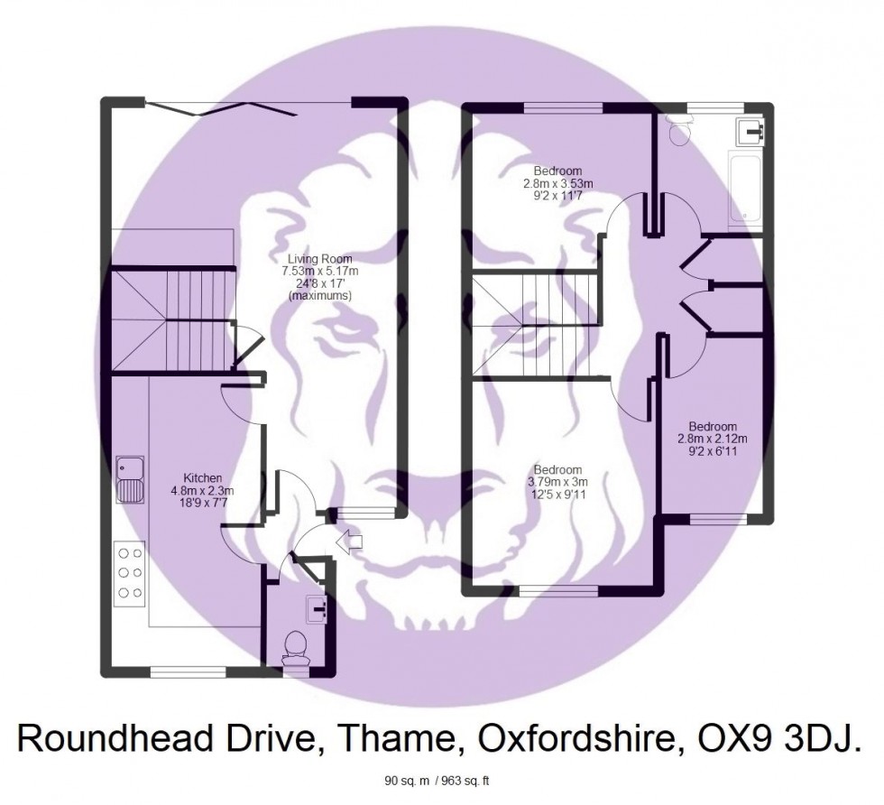 Floorplan for Roundhead Drive,