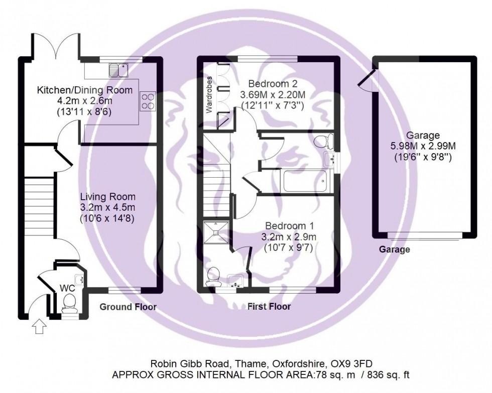 Floorplan for Robin Gibb Road, Thame