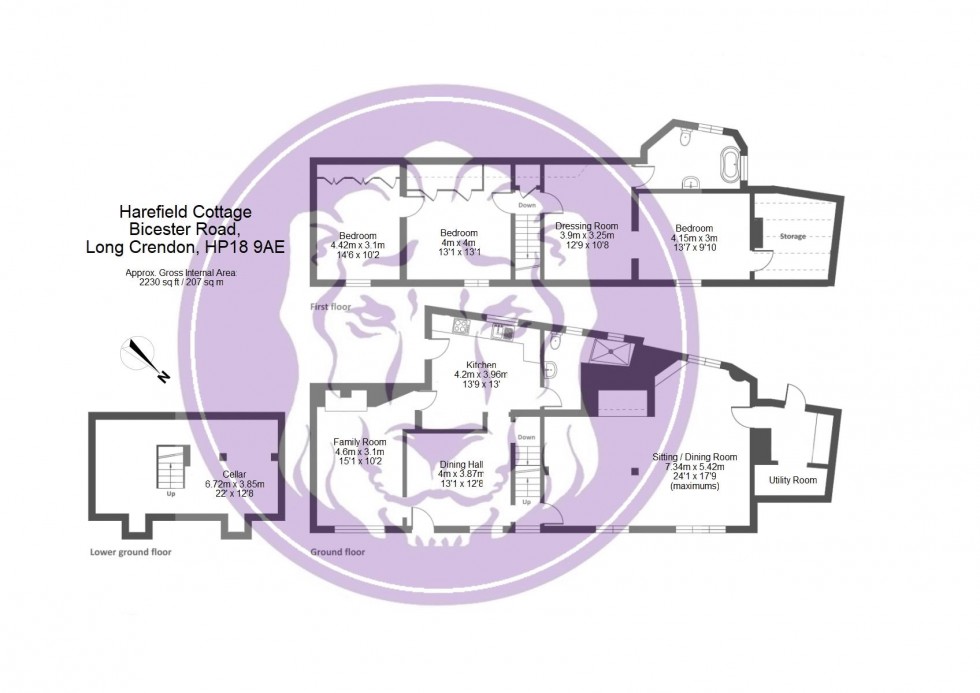 Floorplan for Bicester Road, Long Crendon