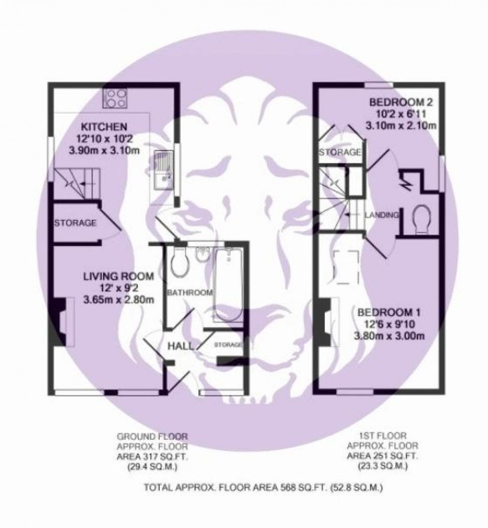 Floorplan for North Street, Thame