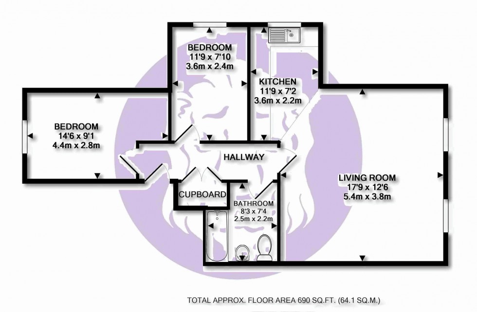 Floorplan for Old Union Way, Thame