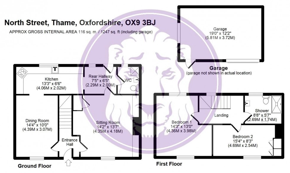 Floorplan for North Street, Thame