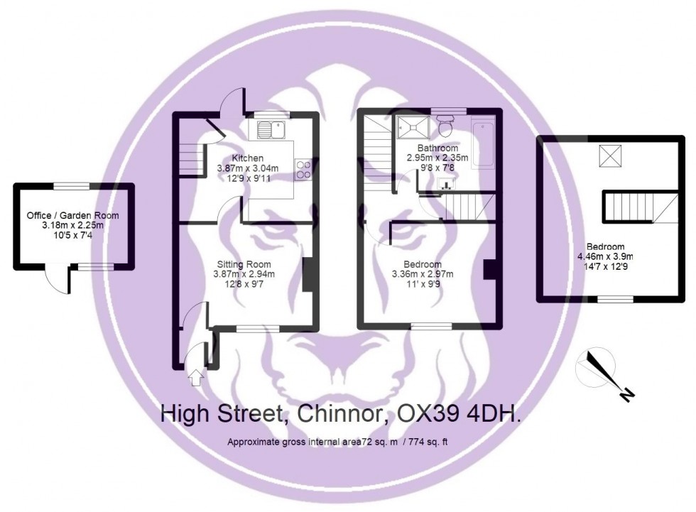 Floorplan for High Street, Chinnor