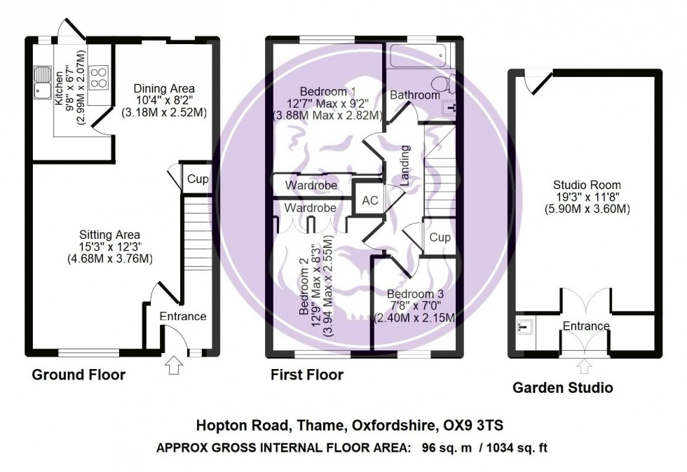 Floorplan for Hopton Road, Thame