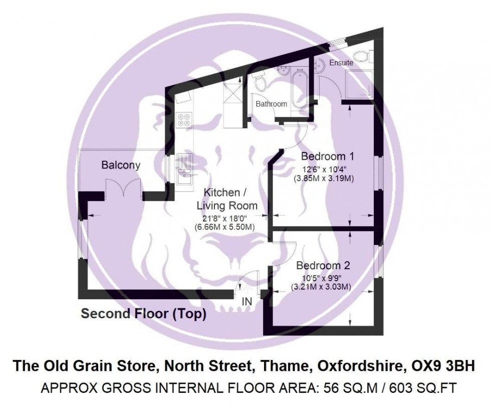 Floorplan for North Street, Thame