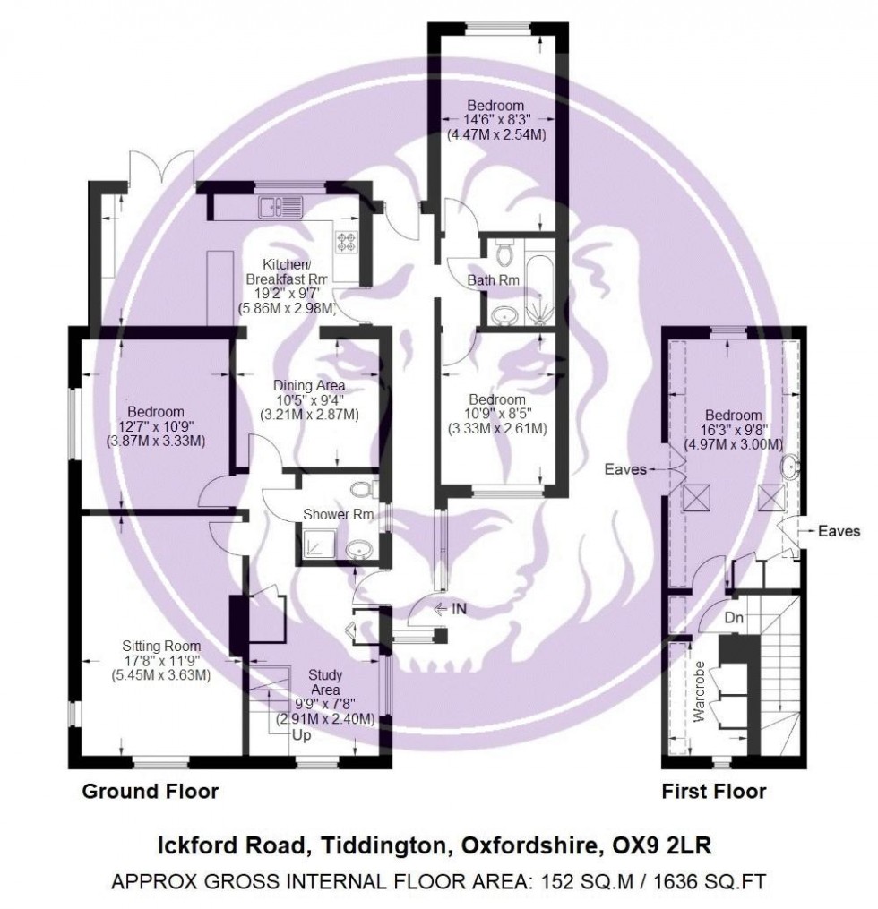 Floorplan for Ickford Road, Tiddington