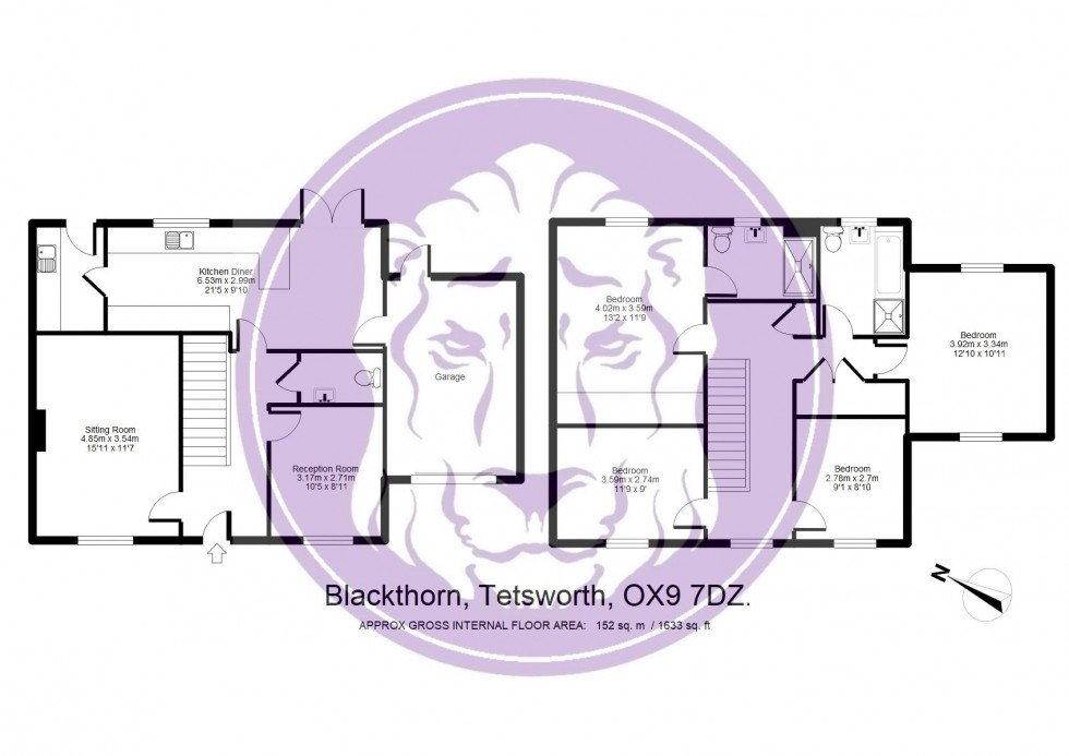 Floorplan for Blackthorn Rise, Tetsworth