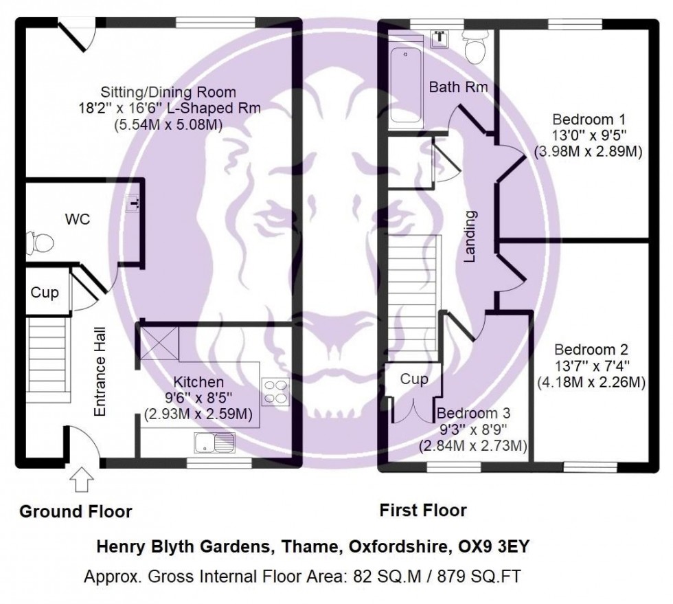 Floorplan for Henry Blyth Gardens, Thame