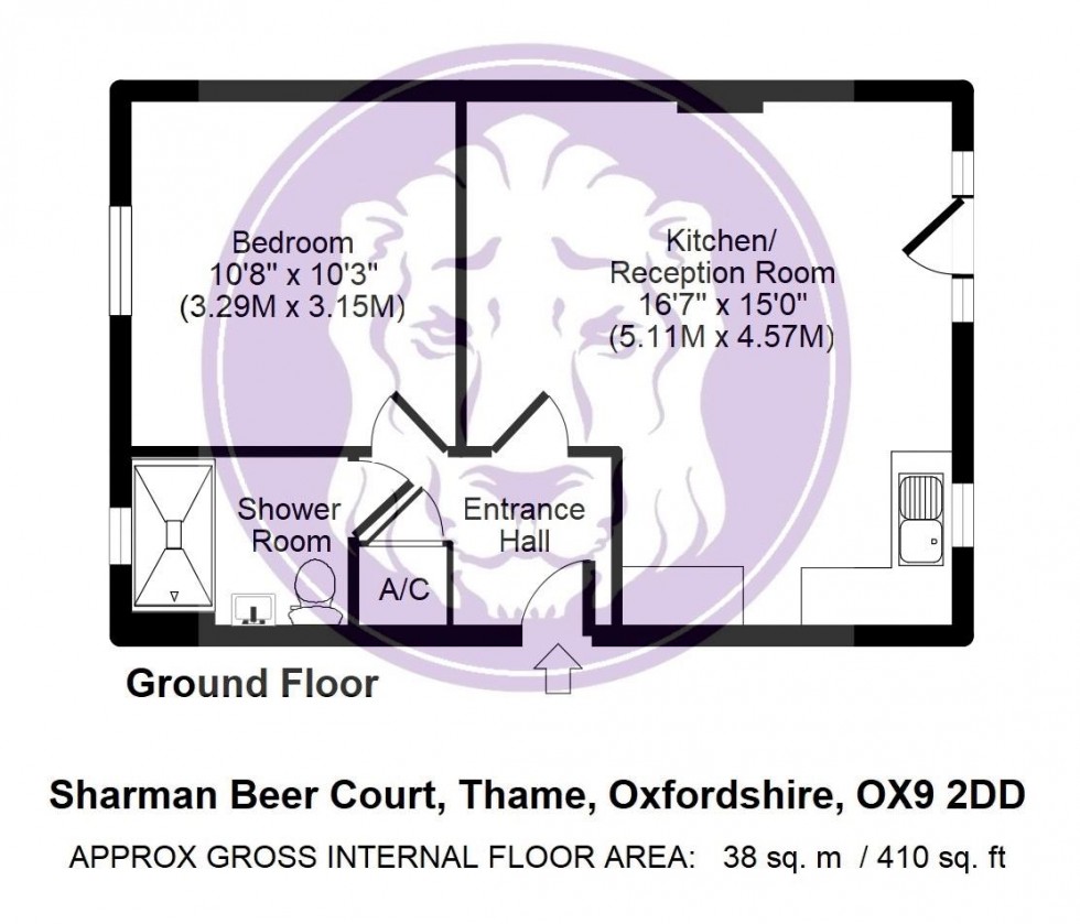 Floorplan for Sharman Beer Court, Thame