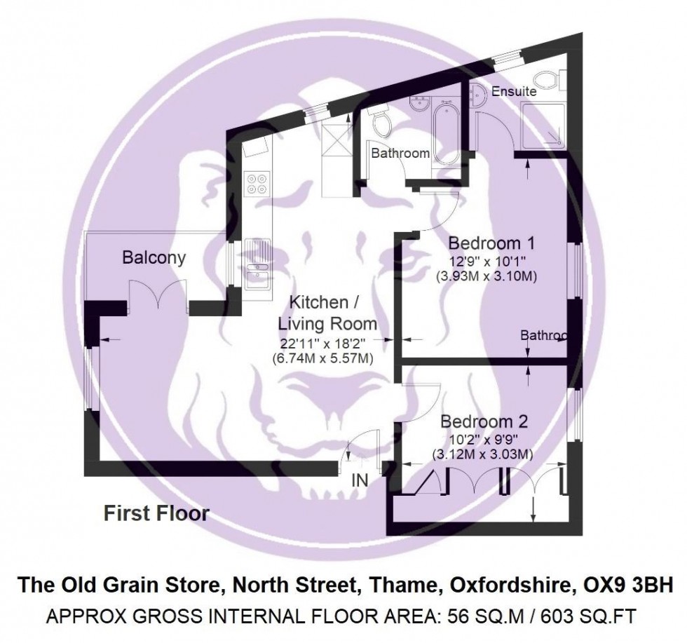 Floorplan for North Street, Thame