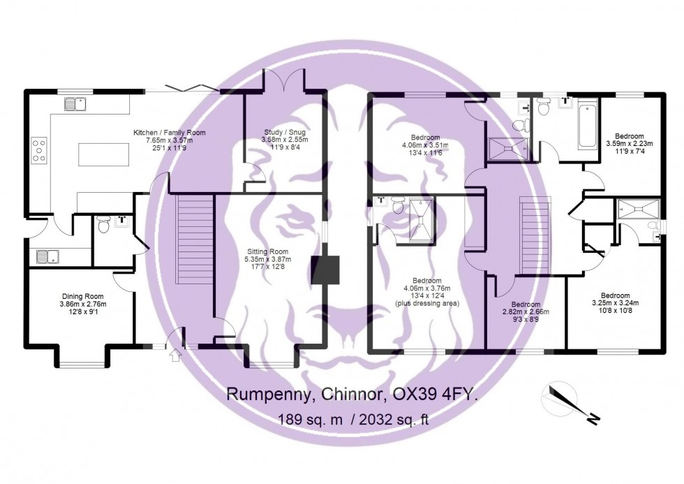 Floorplan for Rumpenny, Chinnor