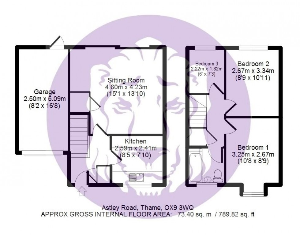 Floorplan for Astley Road, Thame