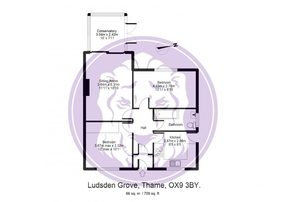 Floorplan for Ludsden Grove, Thame